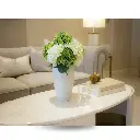 DECORATIVE VASE-LARGE (WHITE & COLOURED)