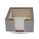 LEATHER DESK OFFICE SET - STICKY NOTE BOX