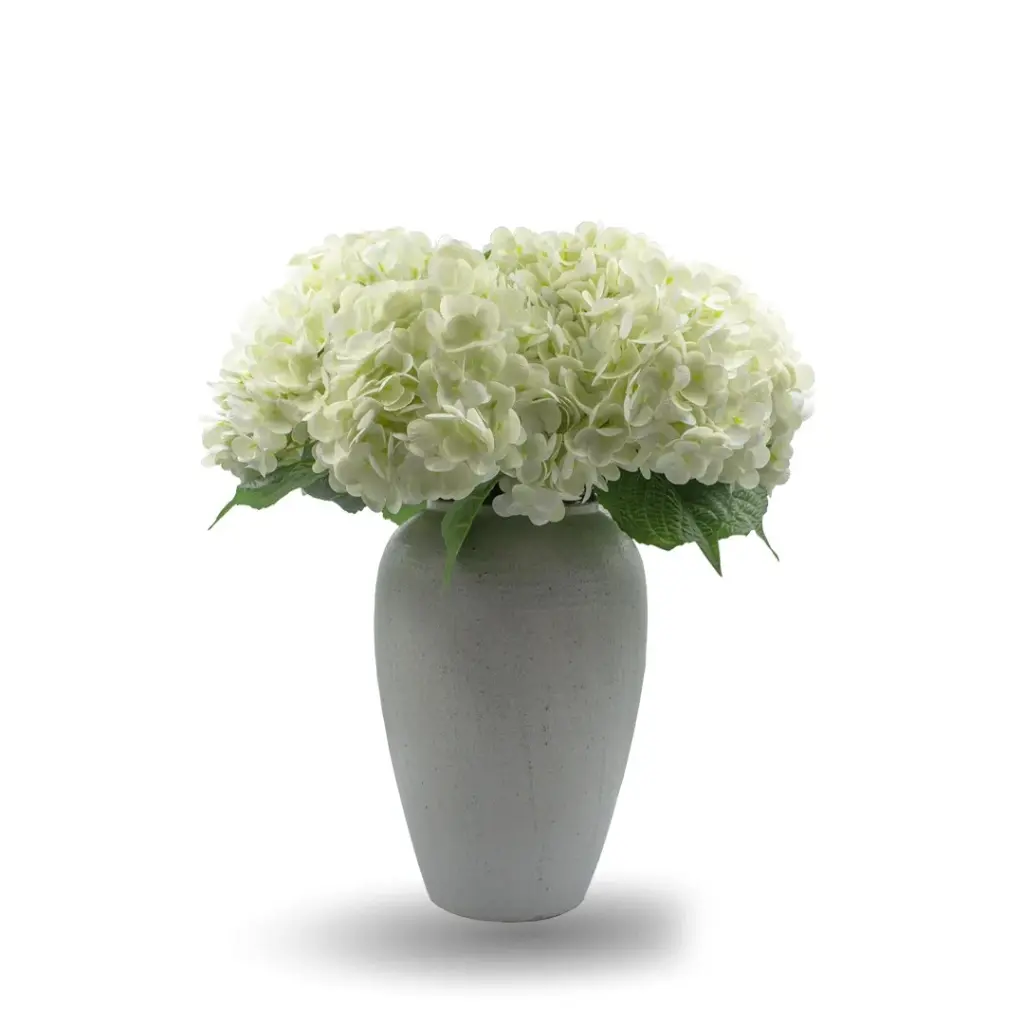 DECORATIVE VASE-LARGE (FULL WHITE)
