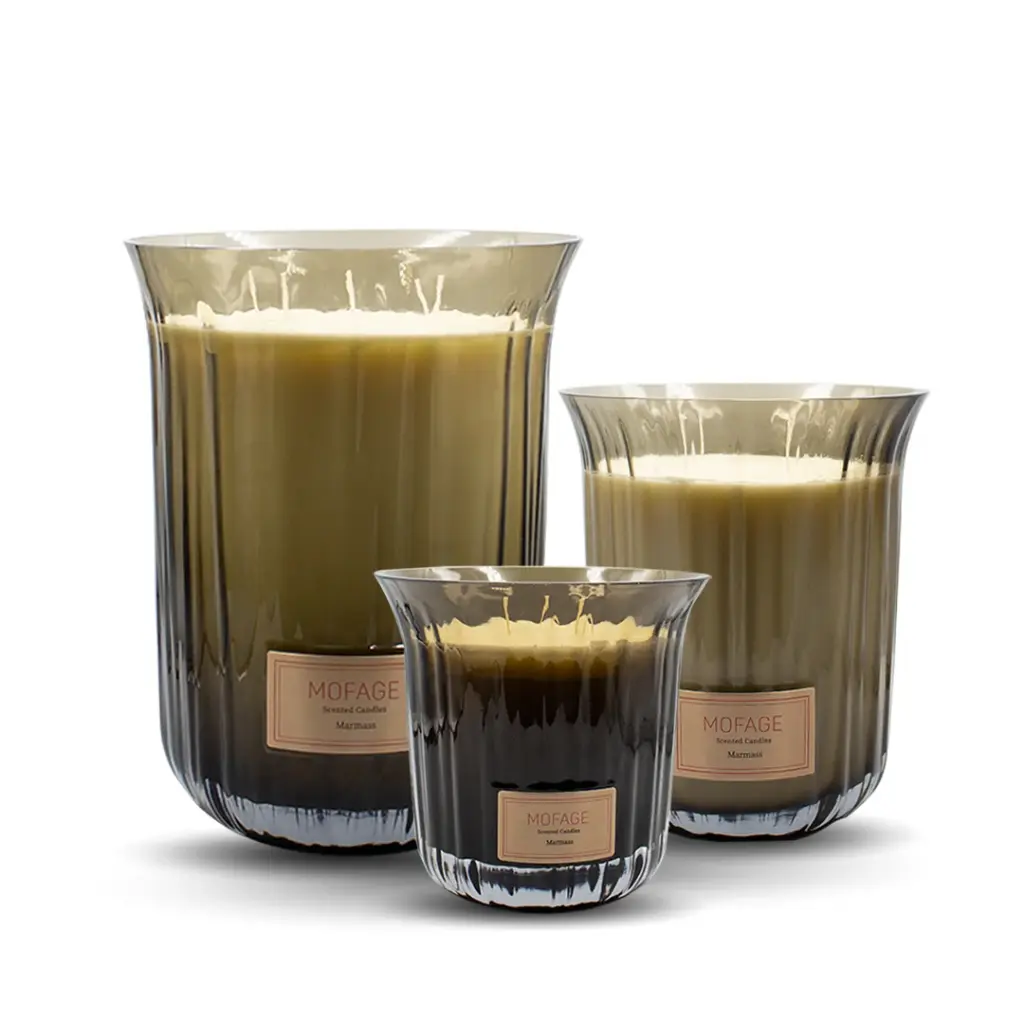  “Marmas” – Scented Candle Vase-Set by MOFAGE